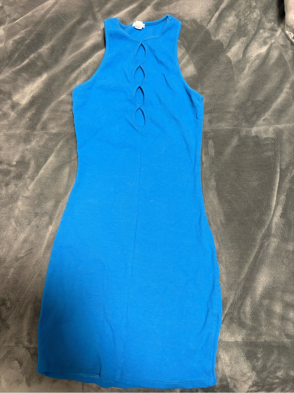 Garage Blue Cutout Tank Bodycon Dress